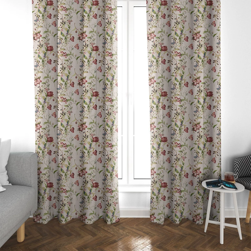 Lino Home Κουρτίνα Fluture με Τρέσα 133x270 901 Beige