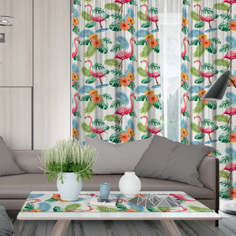 Lino Home Κουρτίνα Waikiki με Τρέσα 135x270