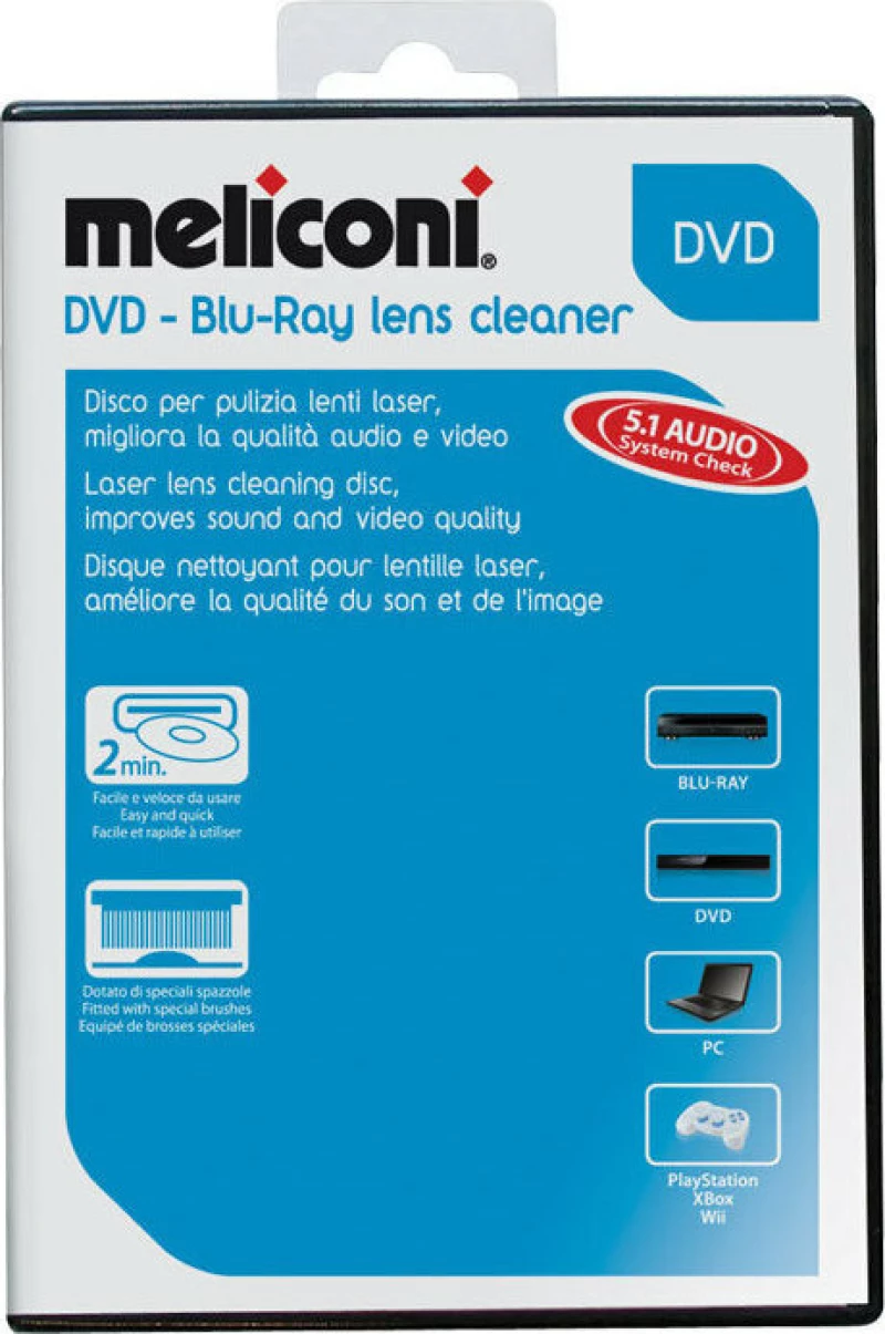 Meliconi DVD Καθαρισμού Κεφαλής Lazer