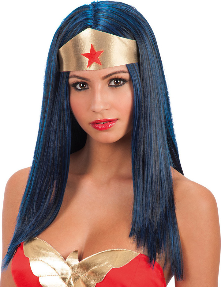 Περούκα Μπλε Super Hero Woman