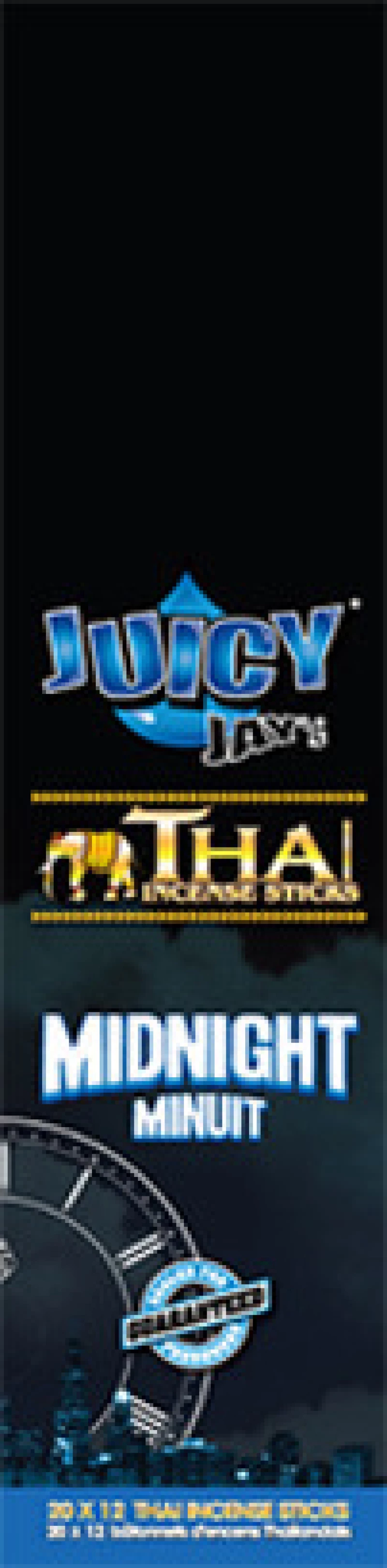 Juicy Jays Thai Incense Sticks Αρωματικά - Midnight Minuit (Μεσάνυχτα) 20 τεμ.