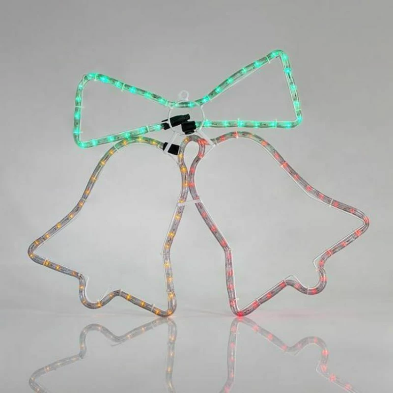 Καμπάνα Διπλή Κόκκινη - Κίτρινη 47x64cm 600-20104 Eurolamp
