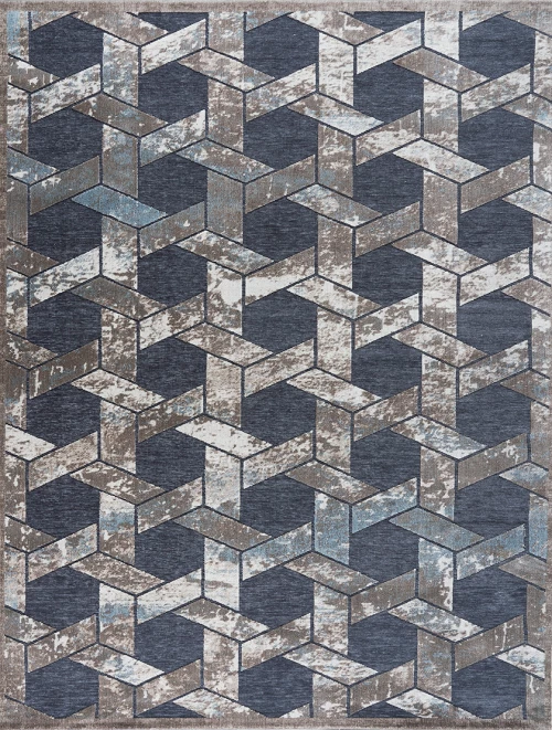 Madi Χαλί Trunk Grey Blue 160x230cm