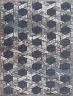 Madi Χαλί Trunk Grey Blue 160x230cm