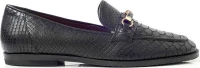 Loafers croco μαύρα CHANIOTAKIS Μαύρο Γυναίκα Loafers 250