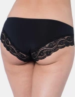 Triumph Lovely Micro Hipster Slip με Δαντέλα σε Μαύρο χρώμα