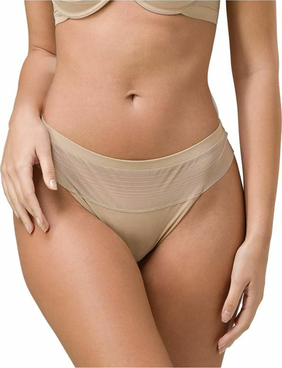 Luna Lust 24094 String σε Μπεζ χρώμα