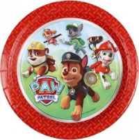 Amscan Paw Patrol Πιάτα 18cm 8τμχ