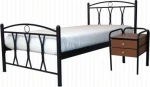 Χιαστή Κρεβάτι Υπέρδιπλο Μεταλλικό 160x200cm