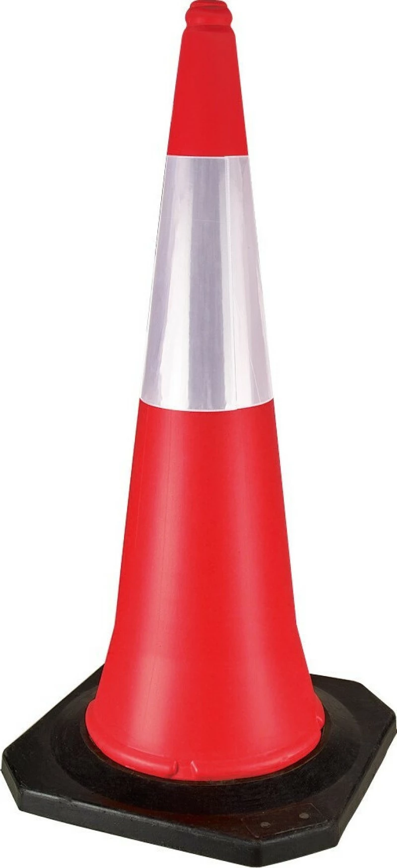 Inox Kiss SAF100BE Κώνος Σήμανσης με Μαύρη Βάση 100cm
