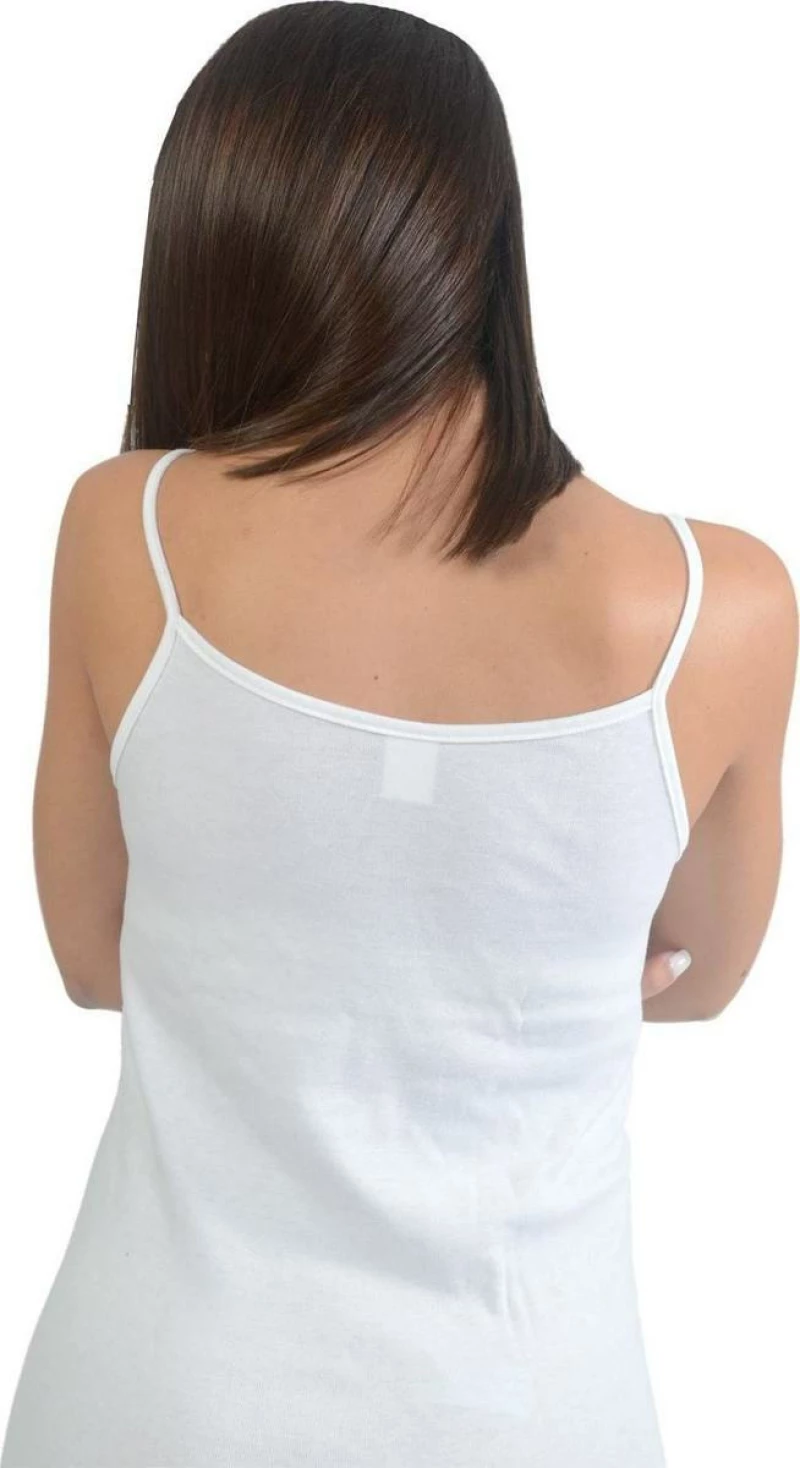 Lido Underwear LI330W Βαμβακερό Λευκό Γυναικείο Φανελάκι