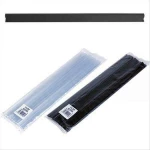 Donau Βέργα Βιβλιοδεσίας Διάφανες Pvc 4 mm 10 Τεμ