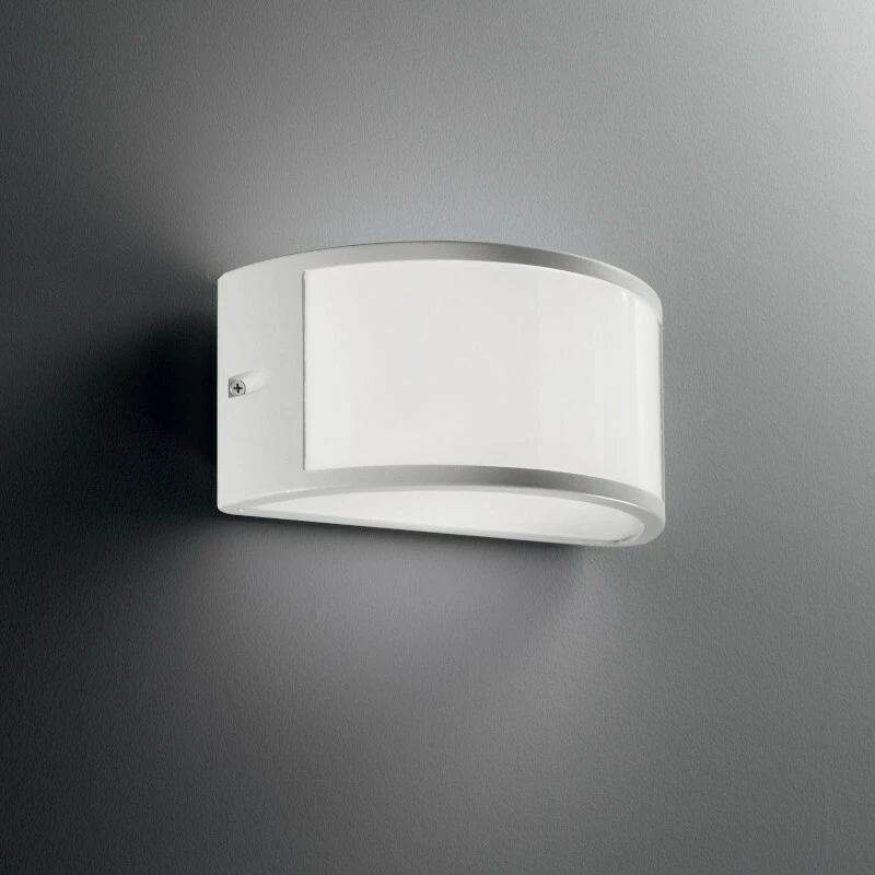 Ideal Lux Rex Επιτοίχιο Εξωτερικό Φωτιστικό Λευκό 092393