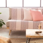 Gofis Home Ριχτάρι Πολυθρόνας Maori 180x180 Σομόν 131/17