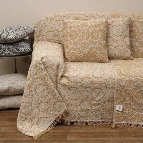 Anna Riska Ριχτάρι Πολυθρόνας 150x180 1553 Gold