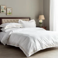 Vesta Home Παπλωματοθήκη King Size 260x240 Ηρώ Χρύσο
