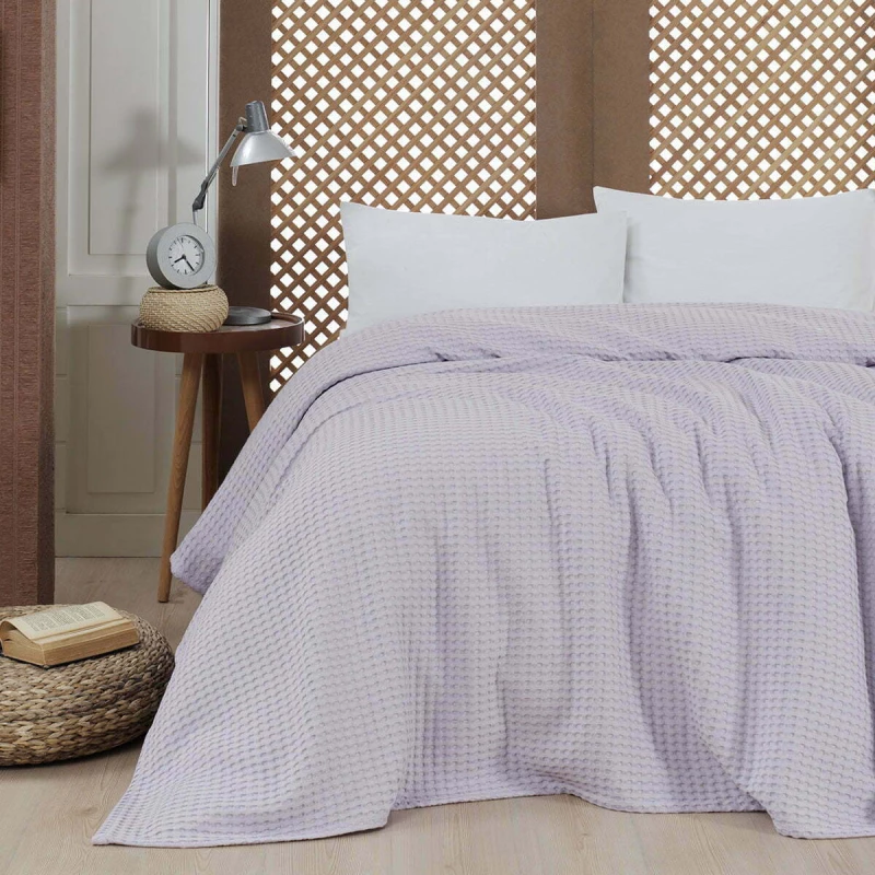 Beauty Home 1990 Κουβέρτα Πικέ Υπέρδιπλη 230x240 Λιλά