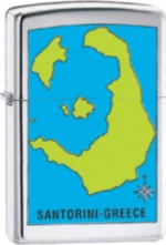 Zippo Αναπτήρας Λαδιού Αντιανεμικός Santorini