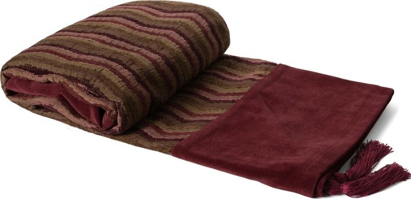 Silk Fashion Ριχτάρι Πολυθρόνας 602 Κύμα 150x180cm Μελιτζανί