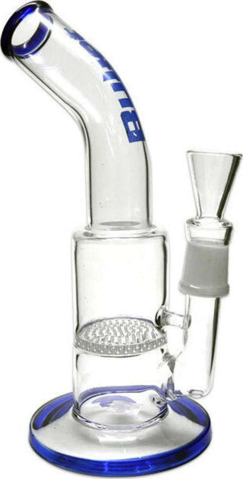 Γυάλινο Bong Bullet 23cm Μπλε + Percolator