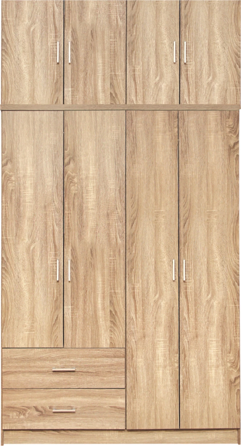 Ντουλάπα Τετράφυλλη με Πατάρι 120x42x241cm