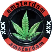 Μεταλλικό Τασάκι - Σχέδιο Amsterdam XXX Leaf