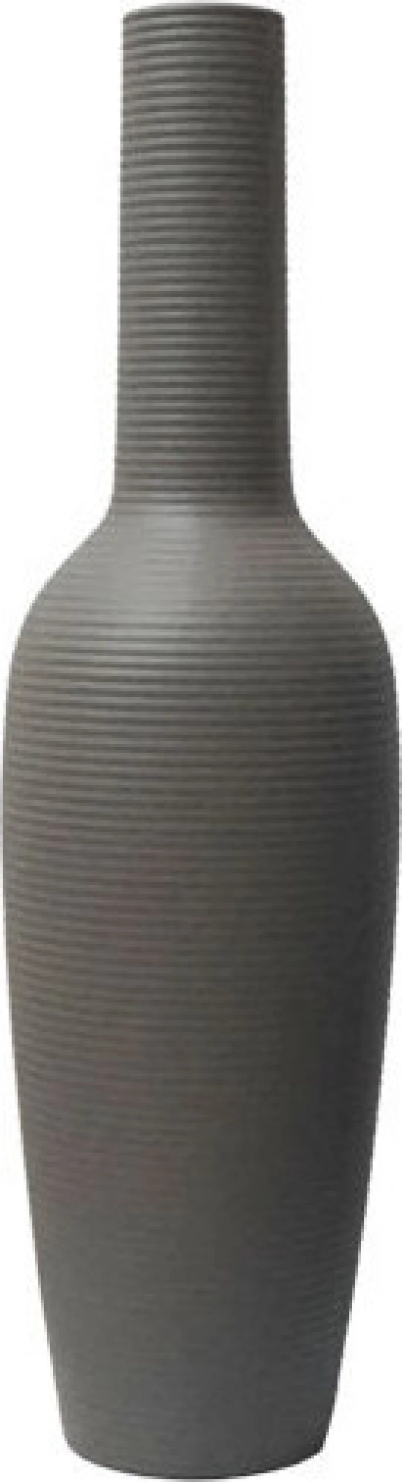 Marhome Διακοσμητικό Βάζο Κεραμικό Γκρι 15x15x58cm