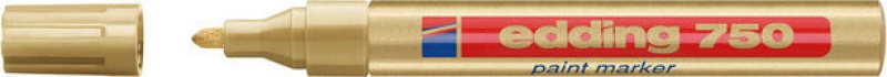 Edding 750 Ανεξίτηλος 4mm Χρυσό
