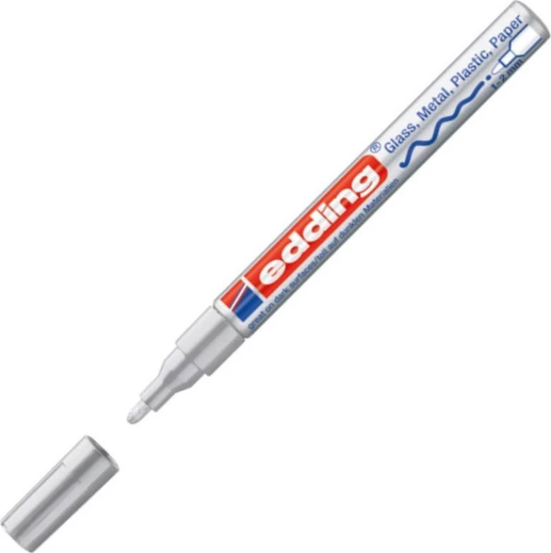 Edding 751 Ανεξίτηλος 2mm Ασημί