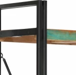 Βιβλιοθήκη με 5 Επίπεδα 60x30x180 εκ. Μασίφ Ανακυκλωμένο Ξύλο