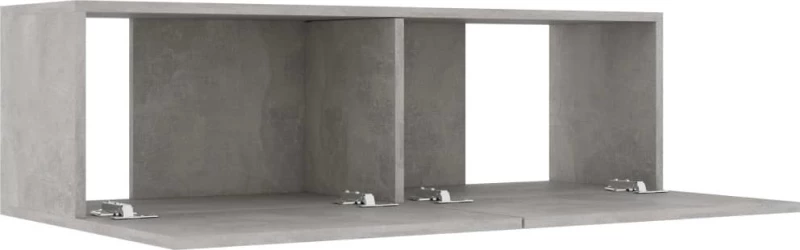 Έπιπλο Τηλεόρασης Γκρι Σκυροδέματος 100x30x30 εκ. Μοριοσανίδα