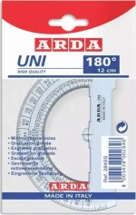 Μοιρογνομωνιο Arda Uni Διαφανο 180O 12Cm Arda