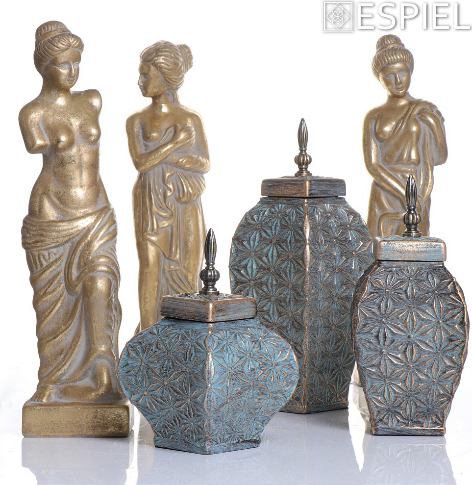 Espiel Διακοσμητικό Αγαλματίδιο από Κεραμικό Υλικό 14x13x51cm