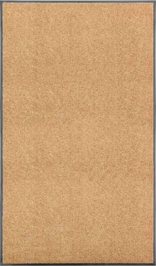 vidaXL Πατάκι Εισόδου Κρεμ 90x150cm