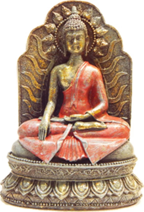 Βούδας Vintage σε Θρόνο για Καλή Υγεία και Δύναμη