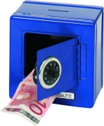 Goki Μεταλλικό Χρηματοκιβώτιο Με Συνδυασμό Μπλέ (14020)
