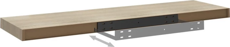 Ράφι Τοίχου Δρυός 90x23.5x3.8cm