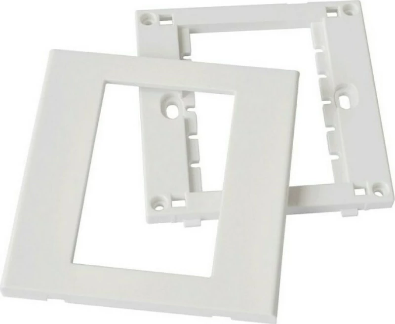 VALUE ΠΡΟΣΟΨΗ ΠΡΙΖΑΣ A/V 3 ΘΕΣΕΩΝ 86x86mm, white - 25.99.8200