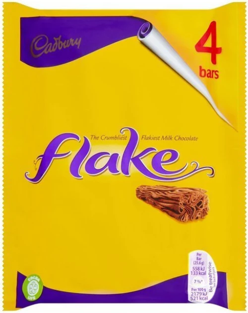 Cadbury Σοκολάτα Flake 20gr 4τμχ