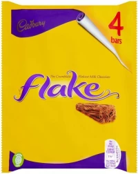 Cadbury Σοκολάτα Flake 20gr 4τμχ
