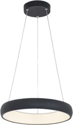 Zambelis Lights Κρεμαστό Φωτιστικό Μοντέρνο LED Καμπάνα Μαύρο