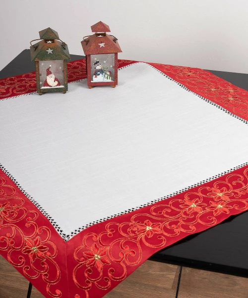 Silk Fashion 9016 Χριστουγεννιάτικο Τραπεζομάντηλο 160x220cm