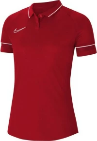 Nike Dri-FIT Academy Αθλητική Γυναικεία Polo Μπλούζα Μπορντό