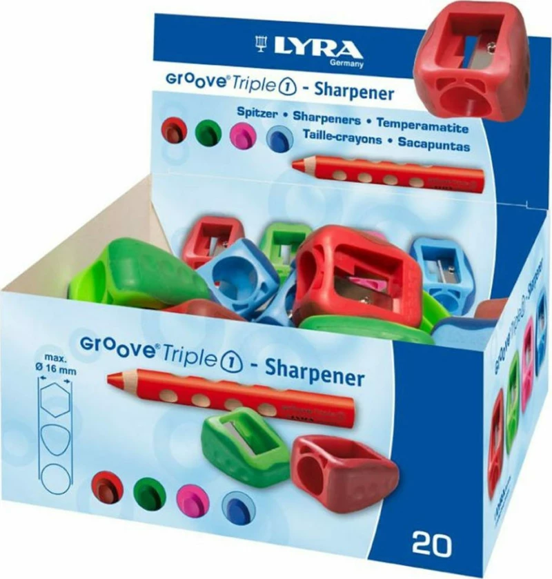 Ξύστρα Lyra Groove Triple One