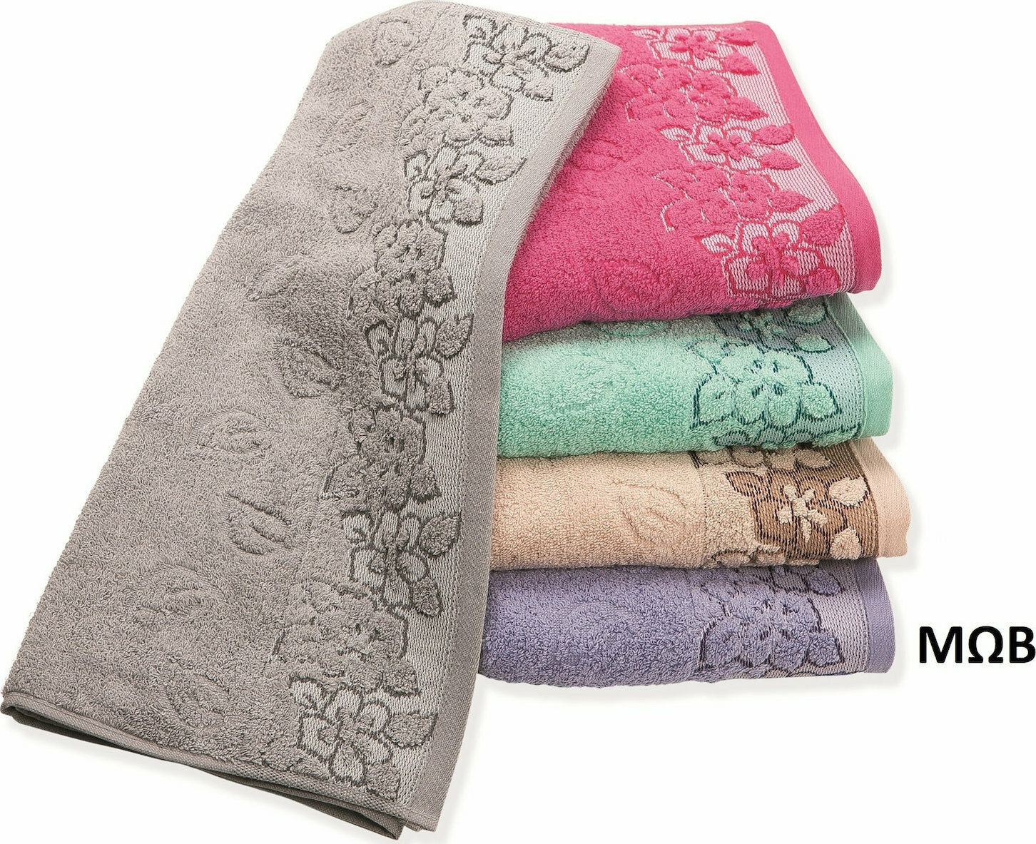 Dimcol Πετσέτα Σώματος Ερατώ 70x140 Μωβ