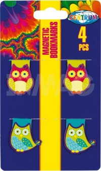 Centrum Σελιδοδείκτης Μαγνητικός Owls 4τμχ