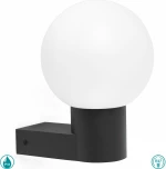 Faro Barcelona Moon Επιτοίχιο Εξωτερικό Φωτιστικό Γκρι E27 74432A-01