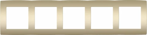 Acaelec Prime Πλαίσιο 5 Θέσεων Ματ Σαμπανιζέ (1000119404)