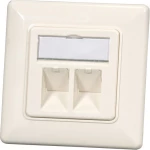 Προσοψη Πριζας 2Χ Χωρις Keystone 80*80 Με Κληση Et-25085V2