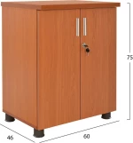 Ντουλάπι Γραφείου 60x46x75cm Κερασί